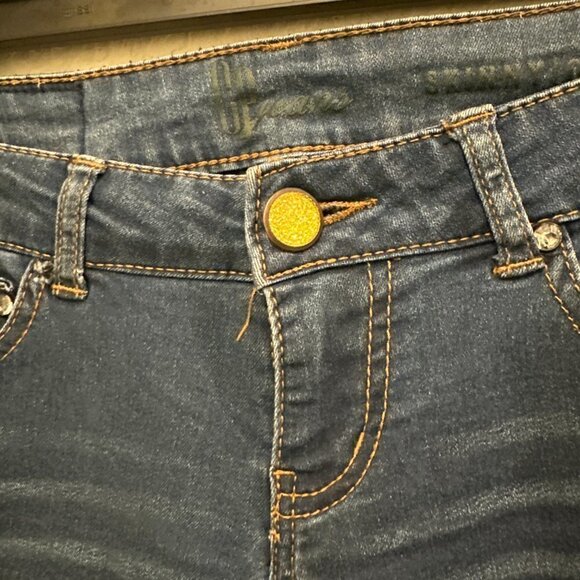 Cp Women's Blue Skinny Jeans Pant Size 0 - Picture 4 of 8